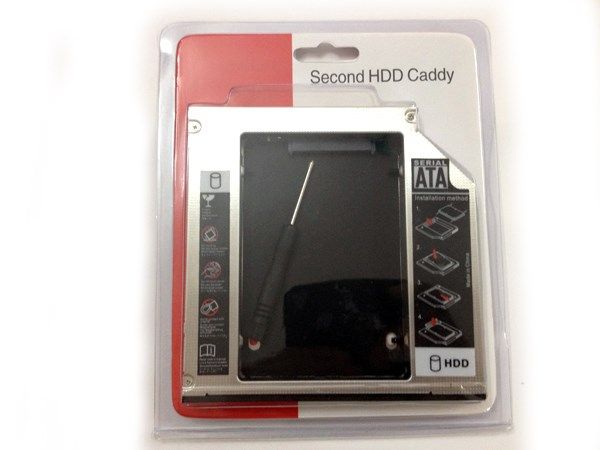 Second HDD Caddy Bay- Lắp ổ cứng thứ 2 cho laptop qua khay CD- loại mỏng 129mm*128mm*9.5mm - Phụ Kiện Điện Tử Việt Nam Second HDD Caddy Bay- Lắp ổ cứng thứ 2 cho laptop qua khay CD- loại mỏng 129mm*128mm*9.5mm - Phụ Kiện Điện Tử Việt Nam