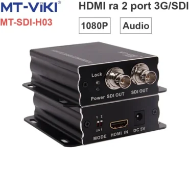 Bộ chuyển đổi HDMI sang 3G SDI 2Port - Bộ chuyển đầu vào HD ra 2 cổng SDI màn hình MT-VIKI MT-SDI-H03 - Phụ Kiện Điện Tử Việt Nam