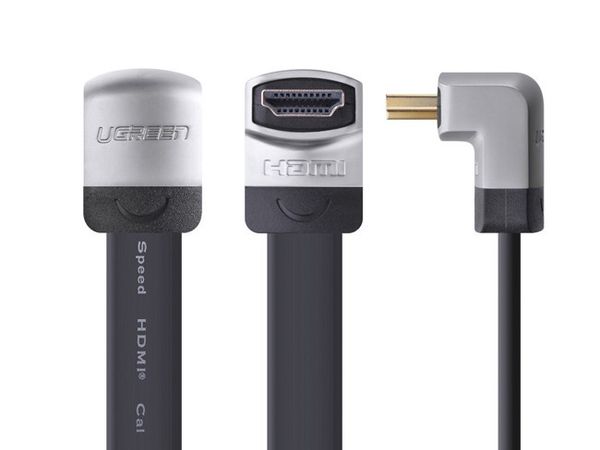 Cáp HDMI Ugreen đầu bẻ góc 90 độ (bẻ xuống) 1M 1.5M 2M 3M hỗ trợ 4K 30Hz - Phụ Kiện Điện Tử Việt Nam Cáp HDMI Ugreen đầu bẻ góc 90 độ (bẻ xuống) 1M 1.5M 2M 3M hỗ trợ 4K 30Hz - Phụ Kiện Điện Tử Việt Nam