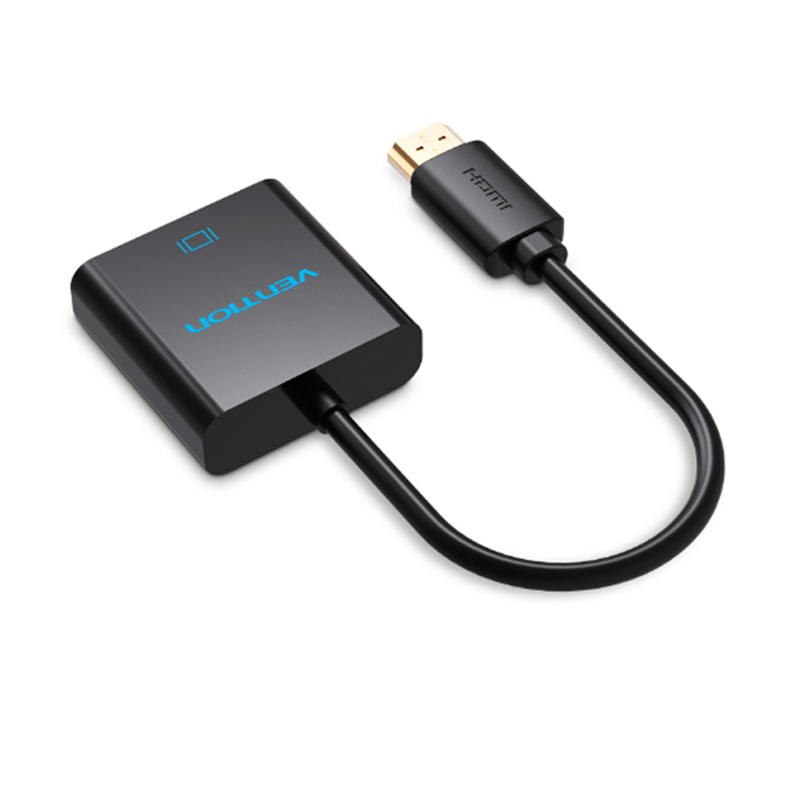 HDMI ra VGA adapter 20Cm Vention VAA-V09-B 1080P - Phụ Kiện Điện Tử Việt Nam cap chuyen hdmi sang vga vention