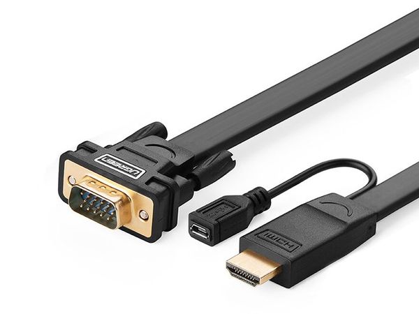 HDMI to VGA 2M full HD 1080P Ugreen 40231 - Dây cáp HDMI sang VGA - Phụ Kiện Điện Tử Việt Nam HDMI to VGA 2M full HD 1080P Ugreen 40231 - Dây cáp HDMI sang VGA - Phụ Kiện Điện Tử Việt Nam