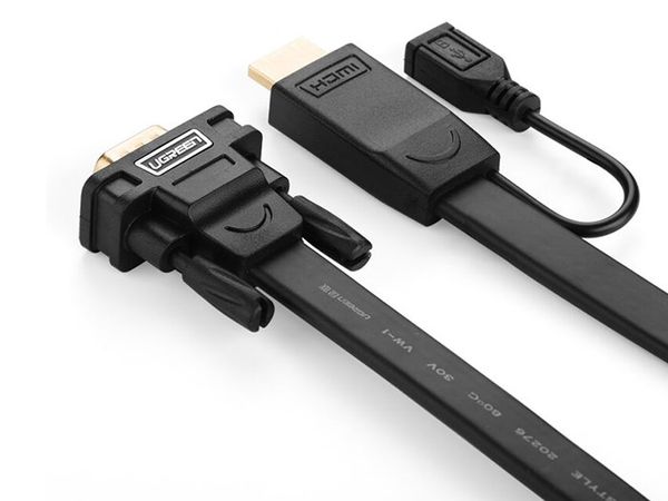 HDMI to VGA 2M full HD 1080P Ugreen 40231 - Dây cáp HDMI sang VGA - Phụ Kiện Điện Tử Việt Nam HDMI to VGA 2M full HD 1080P Ugreen 40231 - Dây cáp HDMI sang VGA - Phụ Kiện Điện Tử Việt Nam