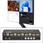 Bộ gộp HDMI Mutiview, hiển thị nhiều thiết bị HDMI trên một màn hình