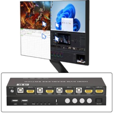Bộ gộp HDMI Mutiview, hiển thị nhiều thiết bị HDMI trên một màn hình
