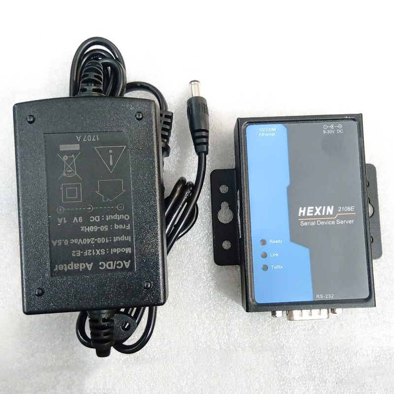 Bộ chuyển RS232 sang TCP/IP Hexin HXSP-2108E-A - Phụ Kiện Điện Tử Việt Nam bo chuyen rs232 ra tcp/ip