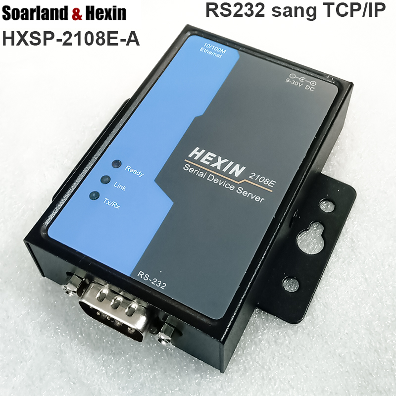 Bộ chuyển RS232 sang TCP/IP Hexin HXSP-2108E-A - Phụ Kiện Điện Tử Việt Nam bo chuyen rs232 ra tcp/ip
