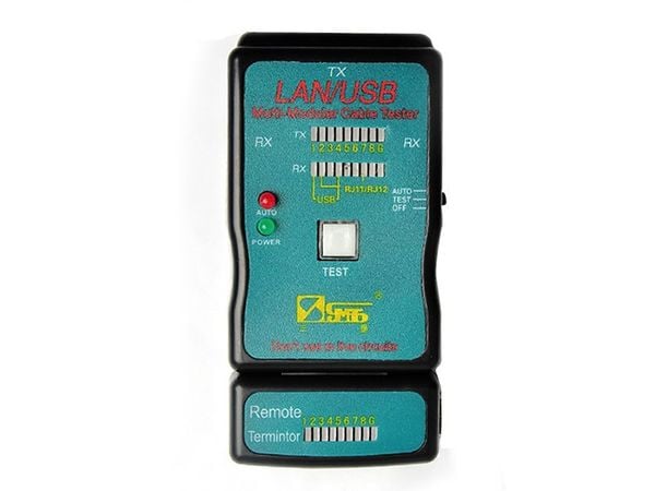 Bộ Tester cáp mạng Rj45/RJ11/USB SMB CT-168 - Phụ Kiện Điện Tử Việt Nam Bộ Tester cáp mạng Rj45/RJ11/USB SMB CT-168 - Phụ Kiện Điện Tử Việt Nam