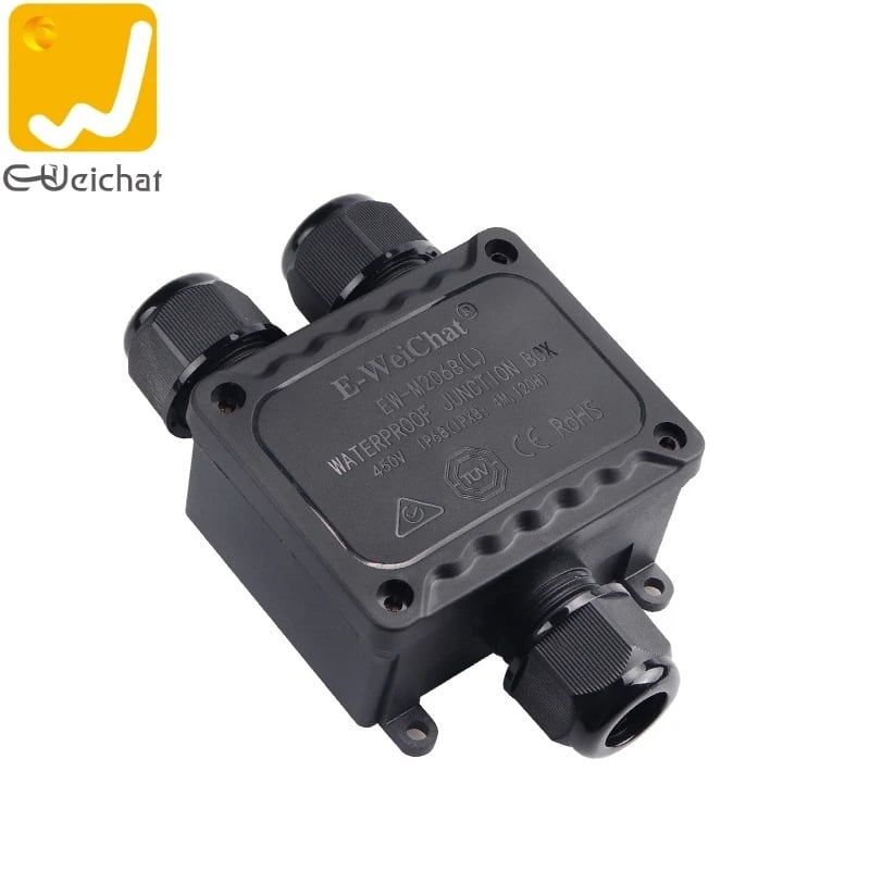 Hộp nối chia điện chống nước 3 ngả chuẩn IP68 hãng E-Weichat EW-M2068L-Y - Phụ Kiện Điện Tử Việt Nam