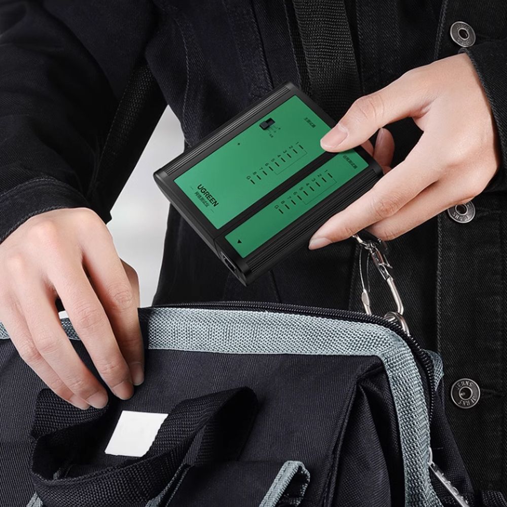 Hộp test cáp mạng chính hãng Ugreen 10950 NW167 hỗ trợ RJ45/RJ12/RJ11 - Phụ Kiện Điện Tử Việt Nam Hộp test cáp mạng chính hãng Ugreen 10950 NW167 hỗ trợ RJ45/RJ12/RJ11 - Phụ Kiện Điện Tử Việt Nam