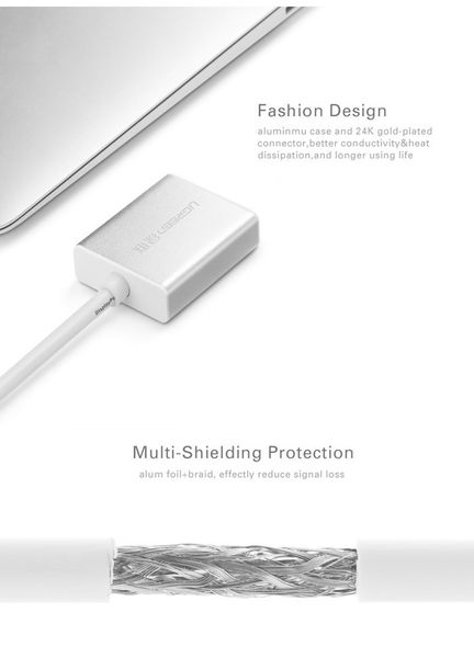 Displayport to HDMI Female 20cm Ugreen 20411 - Phụ Kiện Điện Tử Việt Nam Displayport to HDMI Female 20cm Ugreen 20411 - Phụ Kiện Điện Tử Việt Nam