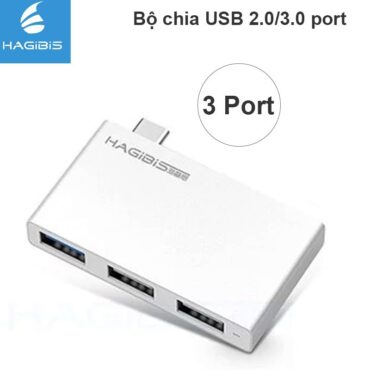 Bộ chia USB+Type C ra 1xUSB 3.0, 2xUSB 2.0 Hagibis - Phụ Kiện Điện Tử Việt Nam