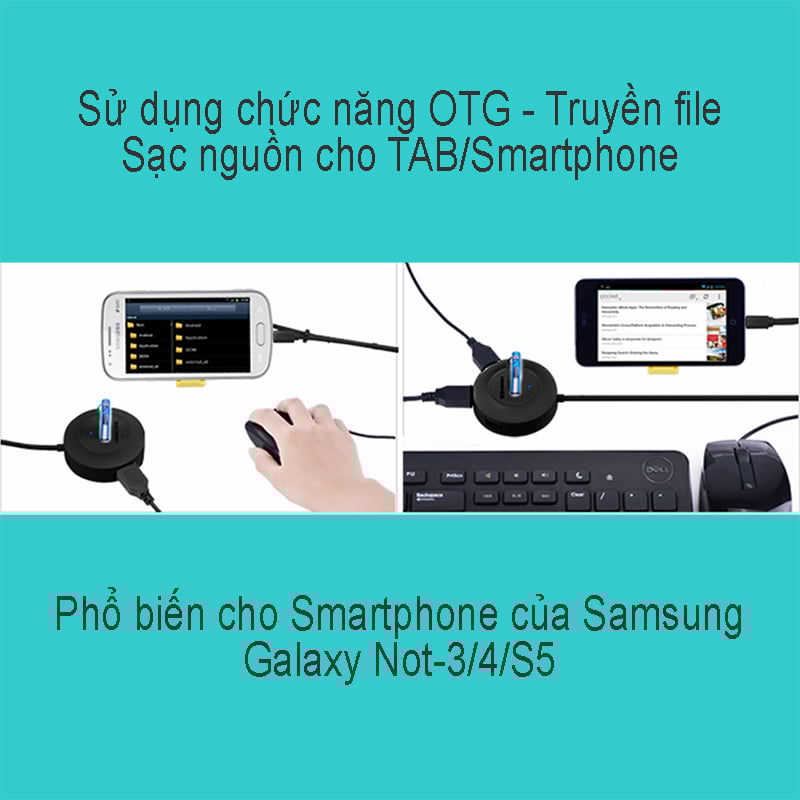 hub chia usb 4 cong co ho tro nguon ngoai chinh hang ugreen