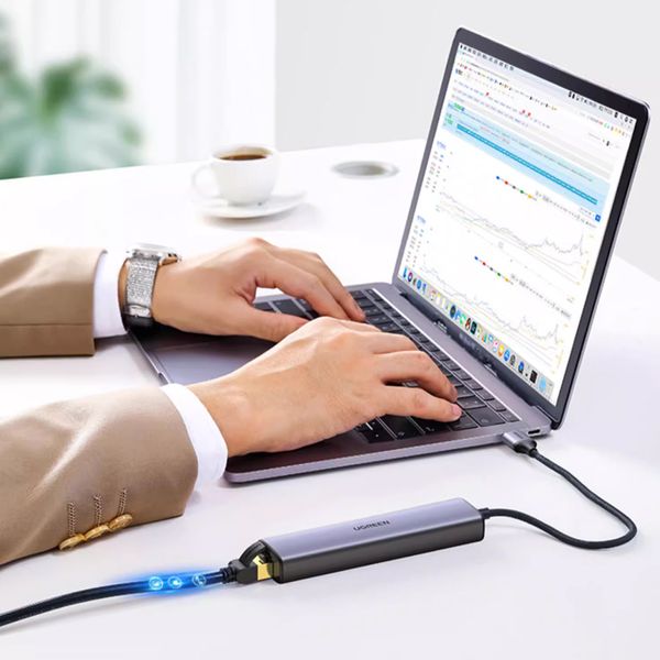 Bộ chia USB 3.0 ra 3 cổng USB 3.0 + Lan 1G + Type-c Ugreen 60554 CM475 - Phụ Kiện Điện Tử Việt Nam