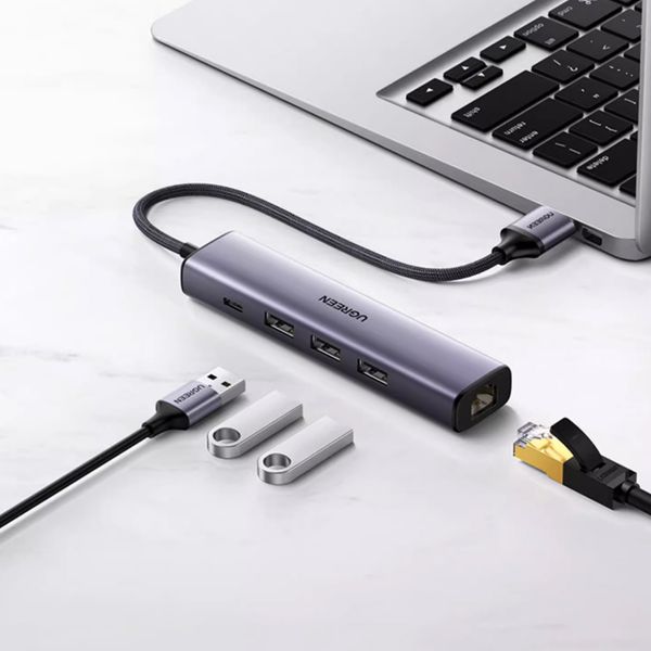 Bộ chia USB 3.0 ra 3 cổng USB 3.0 + Lan 1G + Type-c Ugreen 60554 CM475 - Phụ Kiện Điện Tử Việt Nam