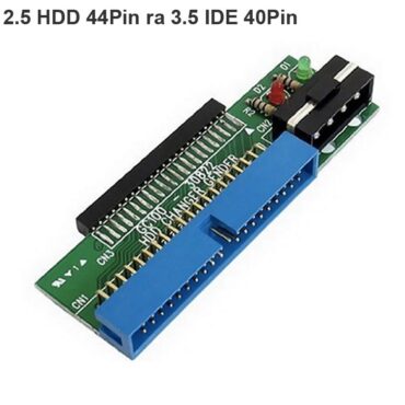 Cạc mạch chuyển IDE ATA 44PIN 2.5 HDD ra 40PIN IDE ATA 3.5 cắm vào PC Máy photocopy - Phụ Kiện Điện Tử Việt Nam