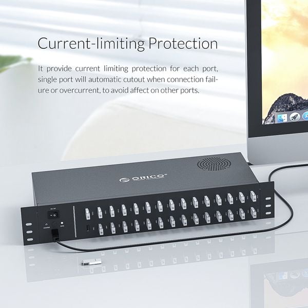 Bộ chia USB 2.0 công nghiệp 20 cổng vỏ kim loại cấp nguồn ngoài Orico IH30U - Phụ Kiện Điện Tử Việt Nam Bộ chia USB 2.0 công nghiệp 20 cổng vỏ kim loại cấp nguồn ngoài Orico IH30U - Phụ Kiện Điện Tử Việt Nam