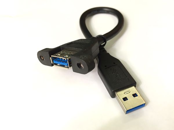 Cáp nối dài USB 3.0 AM-AF 0.2M 0.6M có tai bắt vít - Phụ Kiện Điện Tử Việt Nam