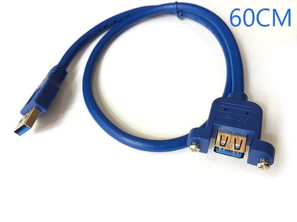 Cáp nối dài USB 3.0 AM-AF 0.2M 0.6M có tai bắt vít - Phụ Kiện Điện Tử Việt Nam