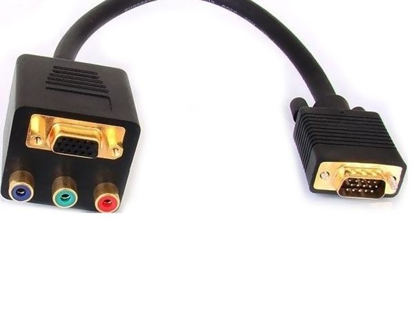 Cáp chuyển đổi VGA Male sang VGA+RCA - Phụ Kiện Điện Tử Việt Nam