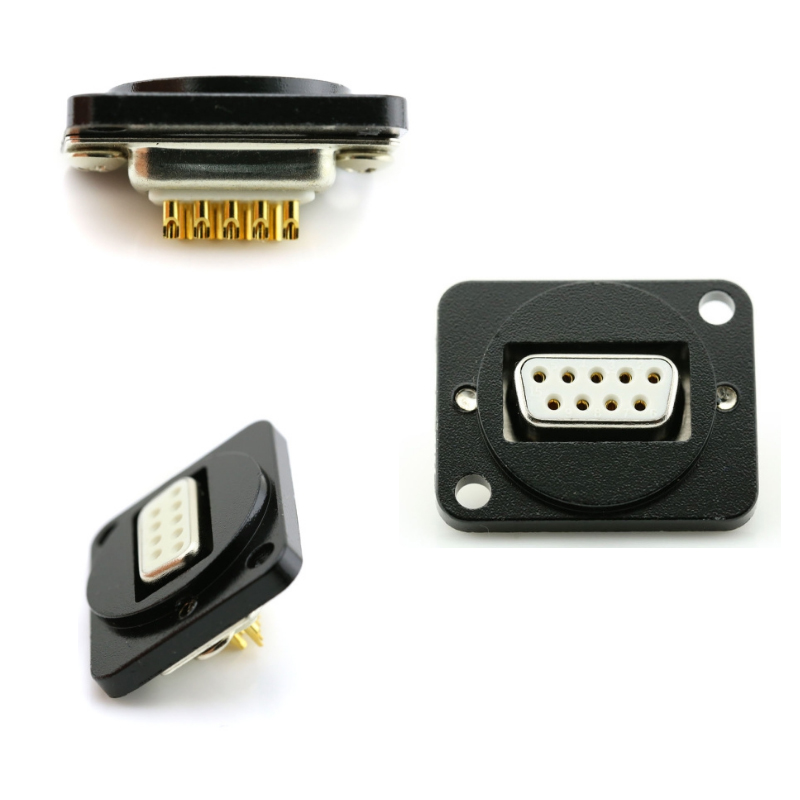 Đầu hàn jack cắm DB9 Female cho bảng điều khiển âm tường âm sàn Coraon D-DB9-FG - Phụ Kiện Điện Tử Việt Nam mat han o cam db9 female coraon