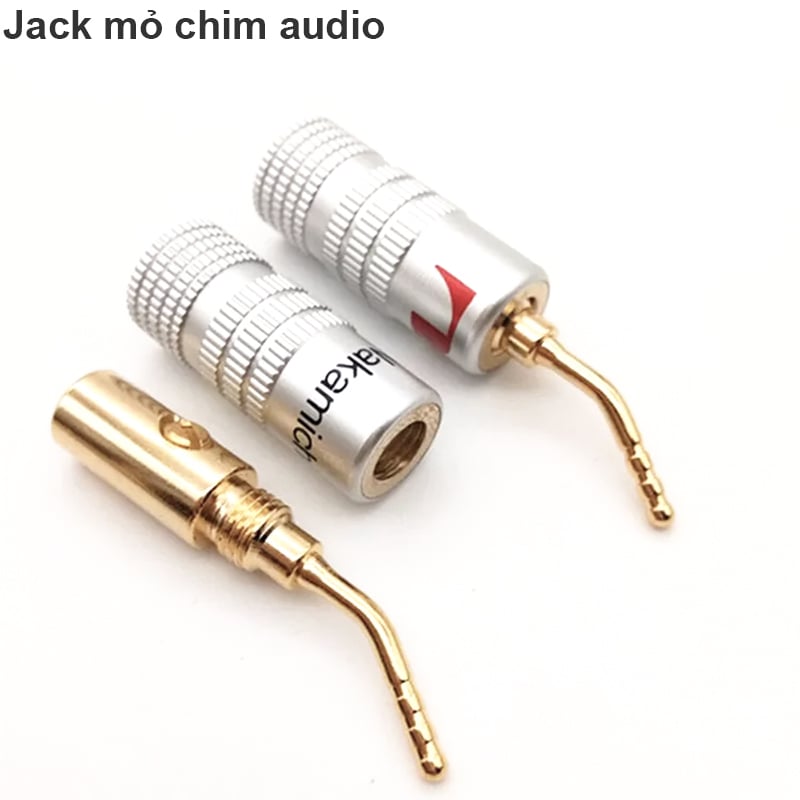 Jack cắm mỏ chim cho loa Nakamichi (1 chiếc) - Phụ Kiện Điện Tử Việt Nam jack mo chim nakamichi