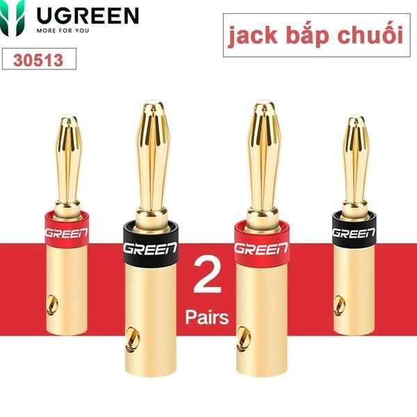 Rắc Audio bắp chuối Ugreen 30513 (bộ 4 chiếc) - Phụ Kiện Điện Tử Việt Nam Jack bắp chuối Ugreen 30513