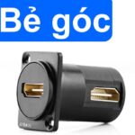 Đầu cắm HDMI cái female âm tường âm sàn Coraon/CZXYON LC-HDMI-B (gim thẳng) - Vuông góc