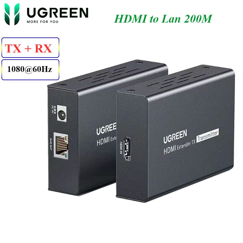 Bộ khuếch đại HDMI qua cáp mạng RJ45 200M Ugreen 80961 80962 - CM533 - Phụ Kiện Điện Tử Việt Nam