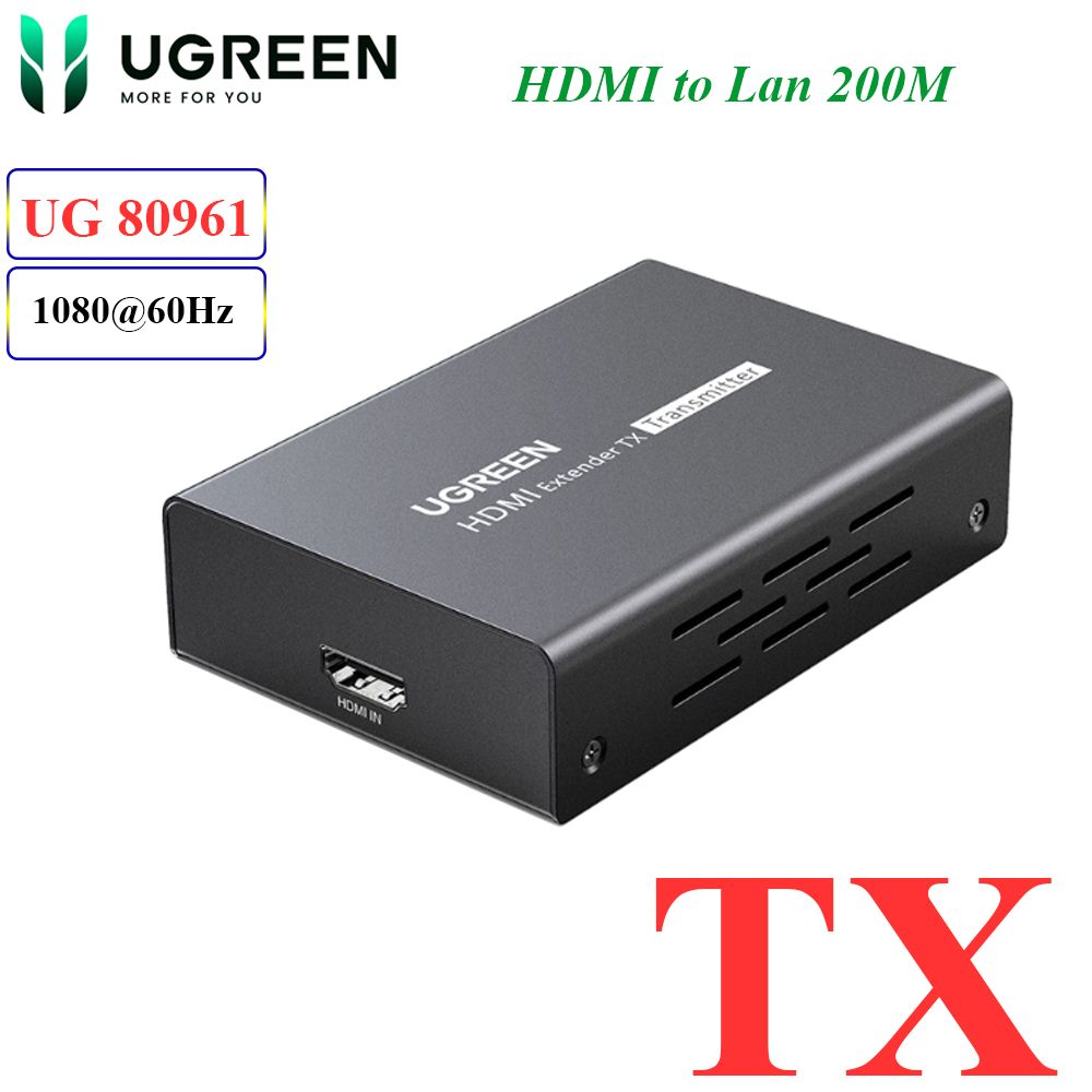 Bộ khuếch đại HDMI qua cáp mạng RJ45 200M Ugreen 80961 80962 - CM533 - Phụ Kiện Điện Tử Việt Nam