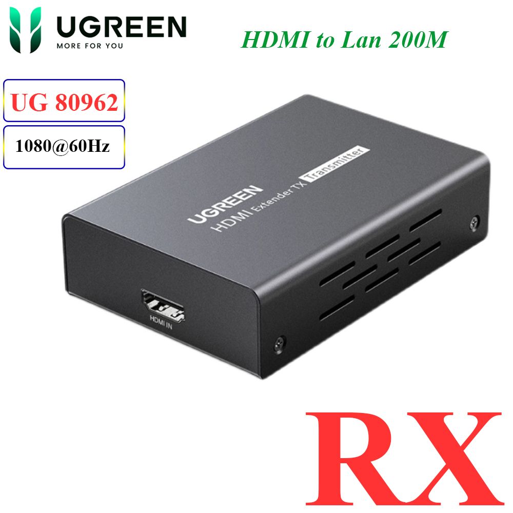 Bộ khuếch đại HDMI qua cáp mạng RJ45 200M Ugreen 80961 80962 - CM533 - Phụ Kiện Điện Tử Việt Nam