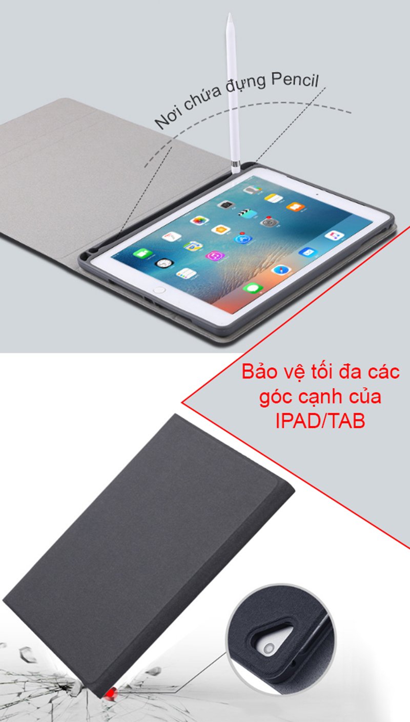 Bàn phím Bluetooth kèm bao da cover cho iPad Gen 6 Pro iPad Air 9.7 RK508 màu đỏ - Phụ Kiện Điện Tử Việt Nam Bàn phím Bluetooth kèm bao da cover cho iPad Gen 6 Pro iPad Air 9.7 RK508 màu đỏ - Phụ Kiện Điện Tử Việt Nam