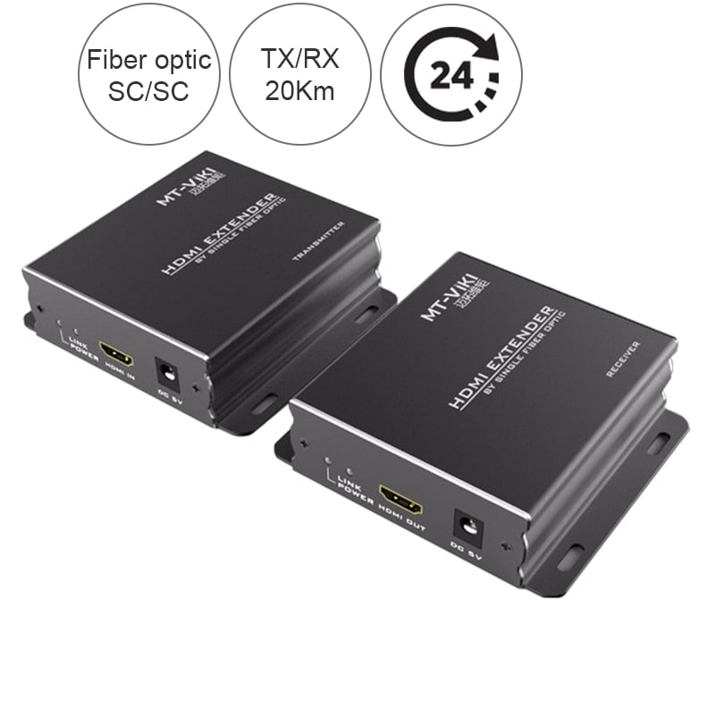 Bộ khuếch đại HDMI qua cáp quang 20Km HDMI extender qua cáp quang 20Km MT-VIKI MT-ED020 - Phụ Kiện Điện Tử Việt Nam bo keo dai hdmi qua cap quang 20km mt-viki mt-ed020