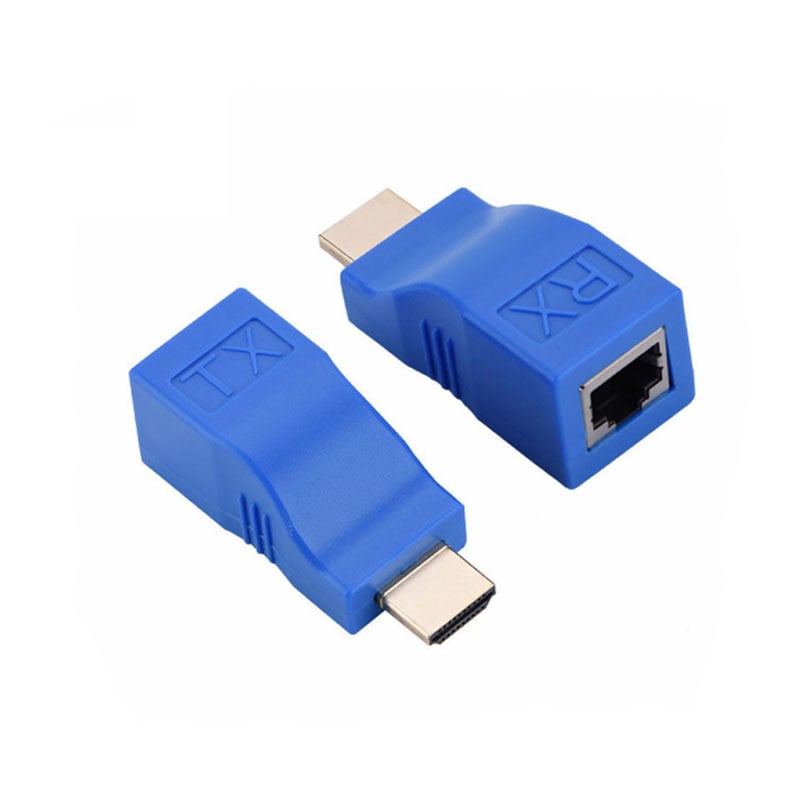 Đầu chuyển đổi HDMI sang LAN 30M - Phụ Kiện Điện Tử Việt Nam bo khuech dai hdmi qua cap mang 30 met