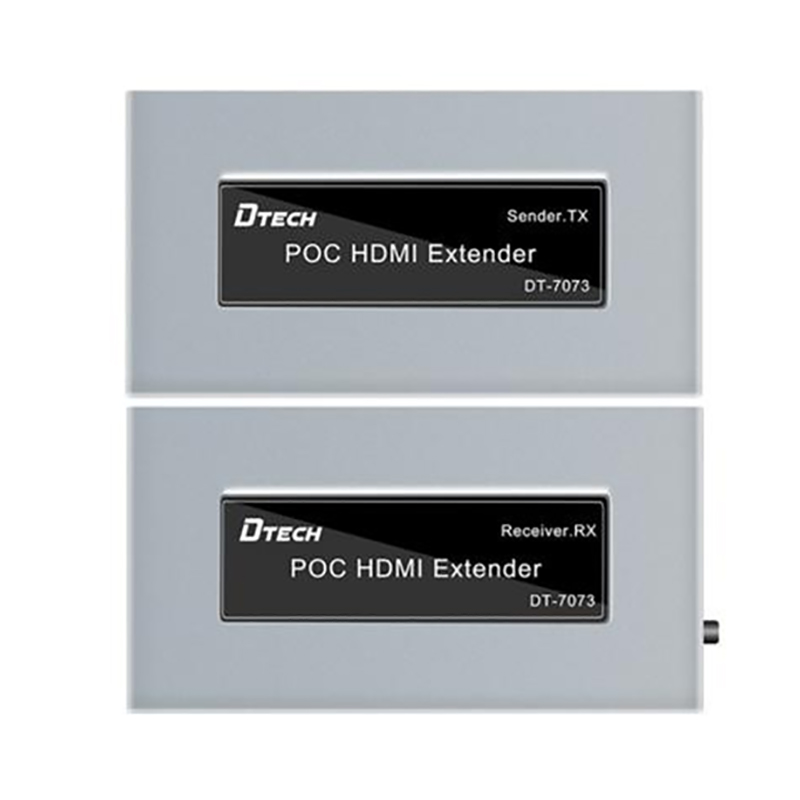 Bộ chuyển đổi và khuếch đại HDMI qua dây mạng LAN 50M Dtech DT-7073 - Phụ Kiện Điện Tử Việt Nam bo khuech dại hdmi qua cap mang 60 met dtech dt-7073