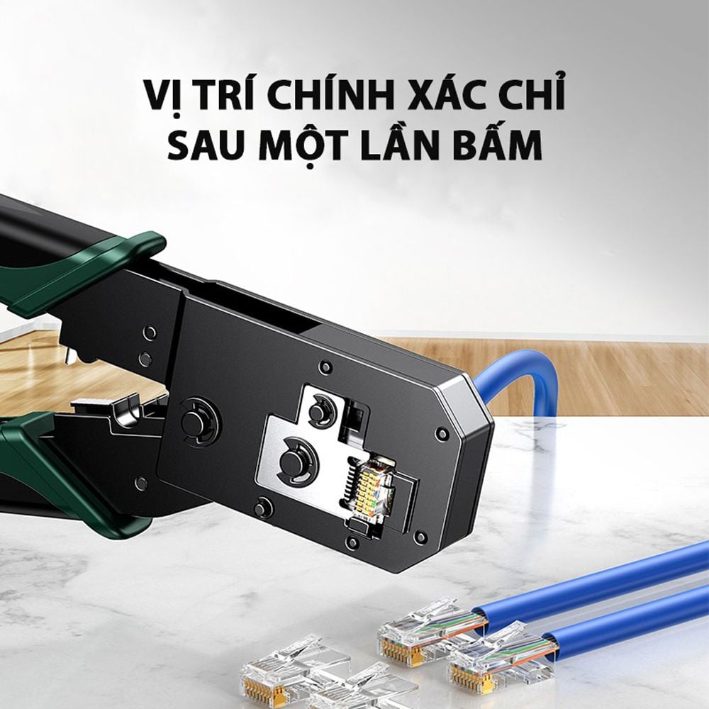 Kìm bấm đầu cáp mạng Cat5e Cat6 cáp điện thoại 6PIN 8PIN Ugreen 70683 NW136 - Phụ Kiện Điện Tử Việt Nam Kìm bấm đầu cáp mạng Cat5e Cat6 cáp điện thoại 6PIN 8PIN Ugreen 70683 NW136 - Phụ Kiện Điện Tử Việt Nam
