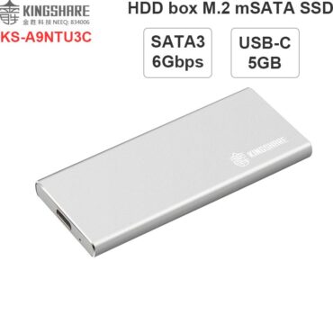SSD box M.2 mSATA NGFF 2242 USB type-C gen1 Kingshare C8 KS-ANTU3C - Phụ Kiện Điện Tử Việt Nam