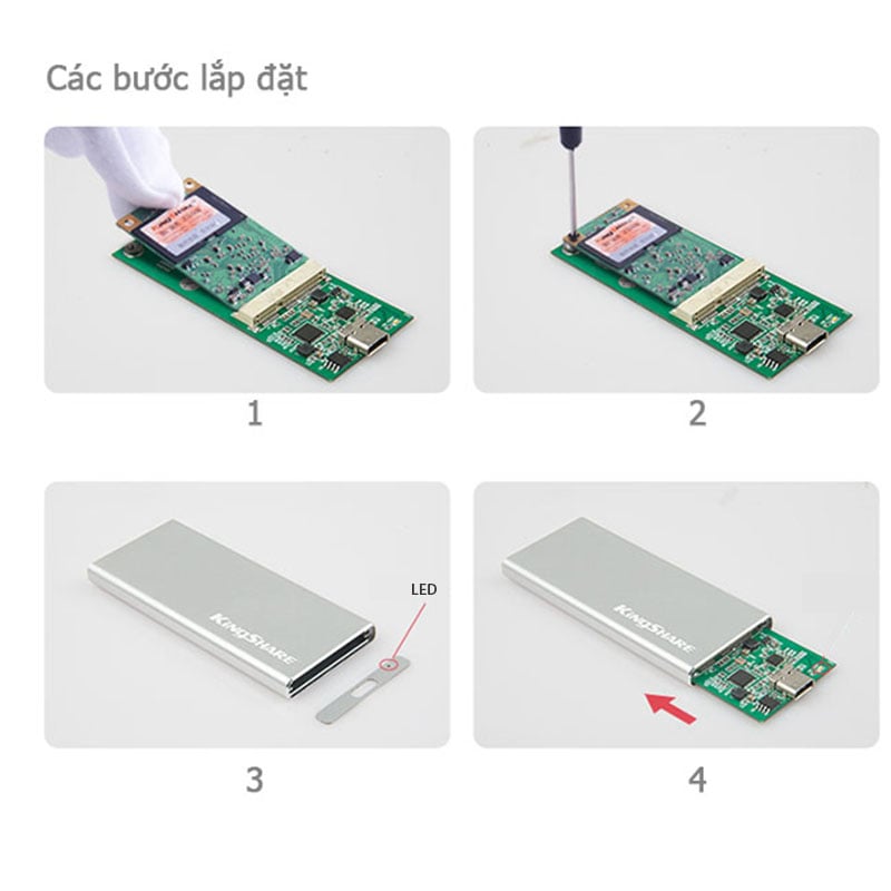 hop doc o cung m2 sata ngff kingshare
