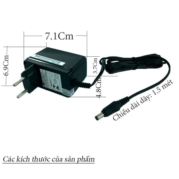 Nguồn DC 12V-1.5A, 2A ACBEL chân cắm 5.5x2.5mm - Phụ Kiện Điện Tử Việt Nam Nguồn DC 12V-1.5A, 2A ACBEL chân cắm 5.5x2.5mm - Phụ Kiện Điện Tử Việt Nam