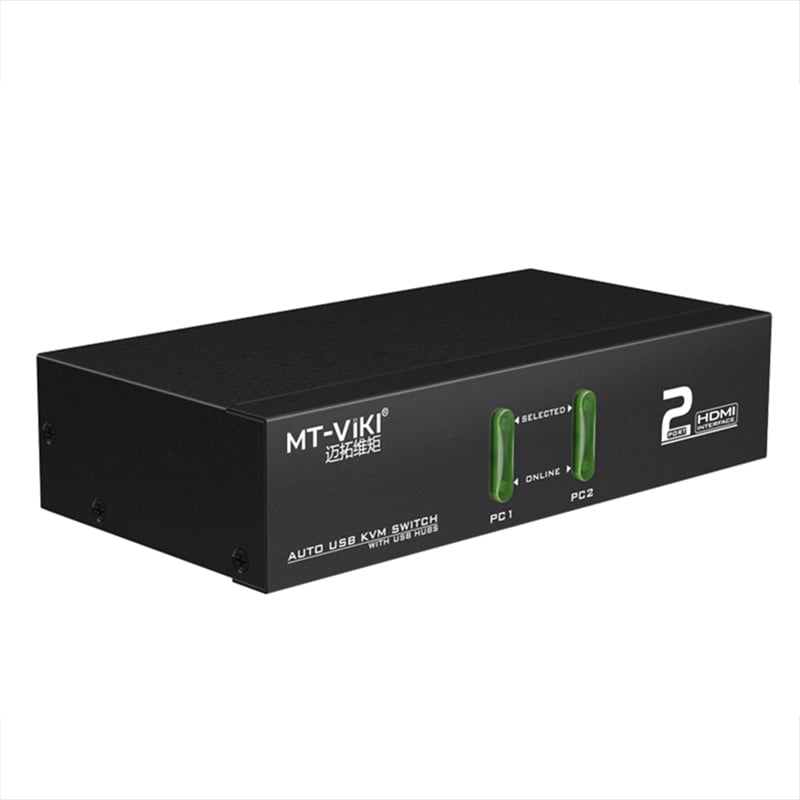 KVM Switch HDMI 2x1 - Bộ chuyển mạch HDMI và USB 2 ra 1 4K 30Hz MT-VIKI MT-0201HK - Phụ Kiện Điện Tử Việt Nam KVM Switch hdmi 2 in 1 mt-viki mt-0201hk