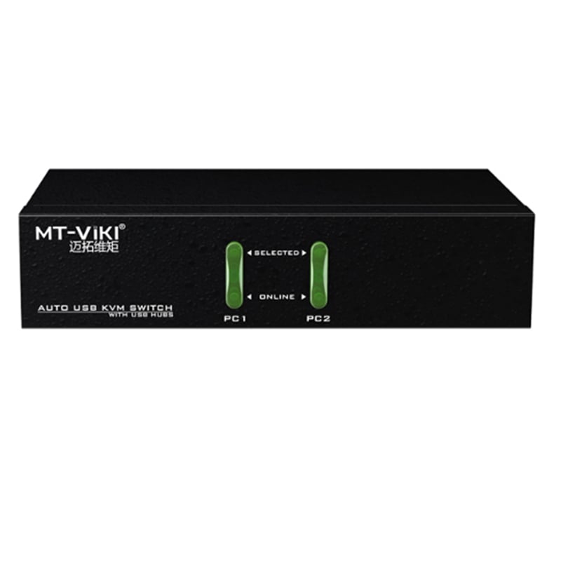 KVM Switch HDMI 2x1 - Bộ chuyển mạch HDMI và USB 2 ra 1 4K 30Hz MT-VIKI MT-0201HK - Phụ Kiện Điện Tử Việt Nam KVM Switch hdmi 2 in 1 mt-viki mt-0201hk