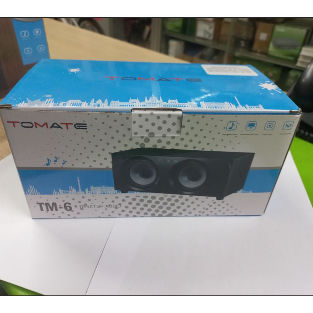 Loa vi tính, Loa máy tính 2.0 để bàn TOMATE TM-6 - Phụ Kiện Điện Tử Việt Nam Loa vi tính, Loa máy tính 2.0 để bàn TOMATE TM-6 - Phụ Kiện Điện Tử Việt Nam