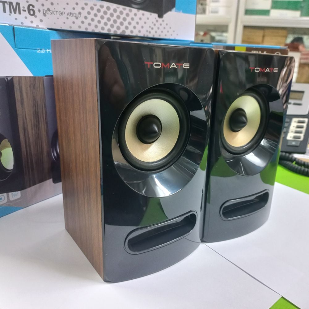 Loa vi tính, Loa máy tính 2.0 để bàn TOMATE TM-8 - Phụ Kiện Điện Tử Việt Nam Loa vi tính, Loa máy tính 2.0 để bàn TOMATE TM-8 - Phụ Kiện Điện Tử Việt Nam