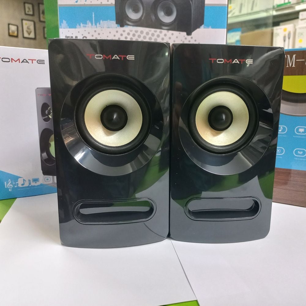 Loa vi tính, Loa máy tính 2.0 để bàn TOMATE TM-8 - Phụ Kiện Điện Tử Việt Nam Loa vi tính, Loa máy tính 2.0 để bàn TOMATE TM-8 - Phụ Kiện Điện Tử Việt Nam