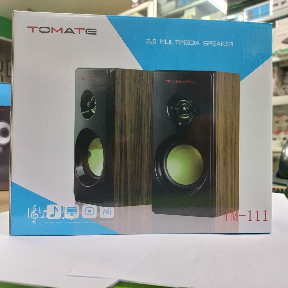 Loa vi tính, Loa máy tính 2.0 để bàn TOMATE TM-111 - Phụ Kiện Điện Tử Việt Nam Loa vi tính, Loa máy tính 2.0 để bàn TOMATE TM-111 - Phụ Kiện Điện Tử Việt Nam