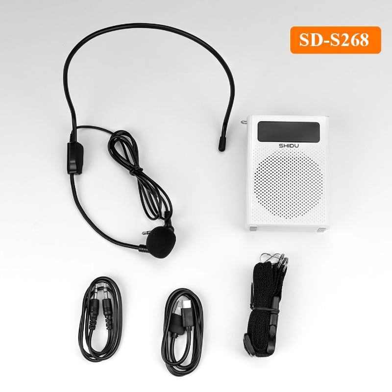 Loa trợ giảng có dây Bluetooth FM chính hãng Shidu SD-S268 - Phụ Kiện Điện Tử Việt Nam Loa trợ giảng có dây Bluetooth FM chính hãng Shidu SD-S268
