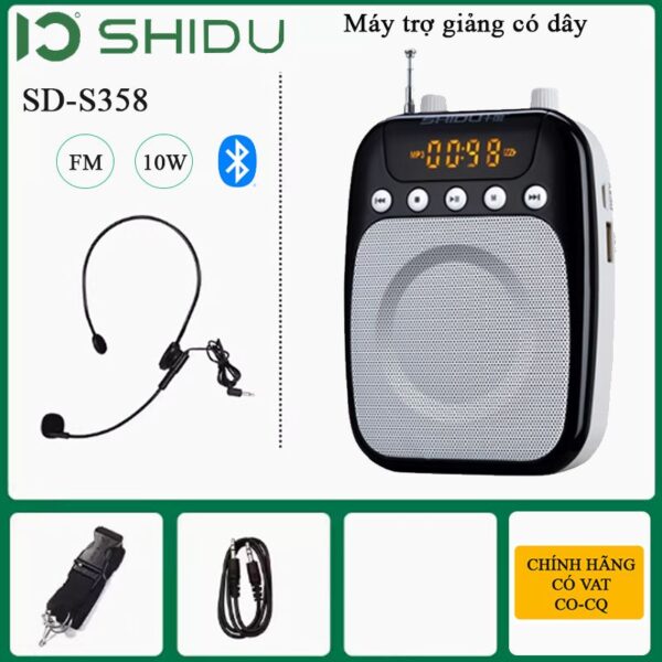 Máy trợ giảng Shidu SD-S358 công suất 10W, có FM