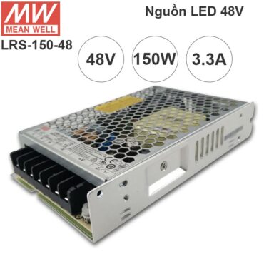 Nguồn LED tổng DC 48V-3.3A Meanwell LRS-150-48 có ADJ 44V, 45V, 46V, 47V, 49V, 50V, 51V, 52V - Phụ Kiện Điện Tử Việt Nam