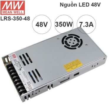 Nguồn LED tổng DC 48V-7.3A Meanwell LRS-350-48 có ADJ 44V, 45V, 46V, 47V, 49V, 50V, 51V, 52V - Phụ Kiện Điện Tử Việt Nam
