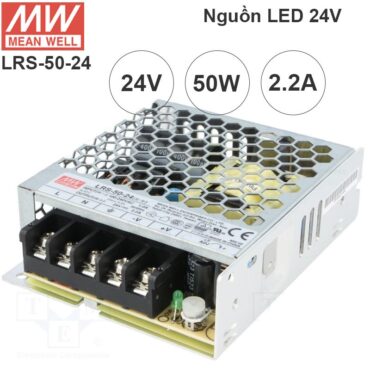 Nguồn DC LED 24V-2.2A 52.8W Meanwell LRS-50-24 - Phụ Kiện Điện Tử Việt Nam