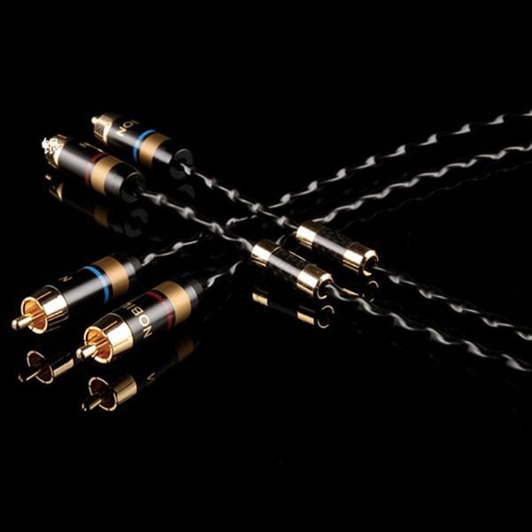 Cáp âm thanh RCA Nobility Mamba M-380XH lõi đồng tinh khiết 6N dây xoắn 1 mét - Phụ Kiện Điện Tử Việt Nam cap rca dong 6n ma bac